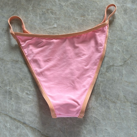 NWOT L’space Tommy Bikini Bottom Pink Retails $86‎ - Picture 8 of 10